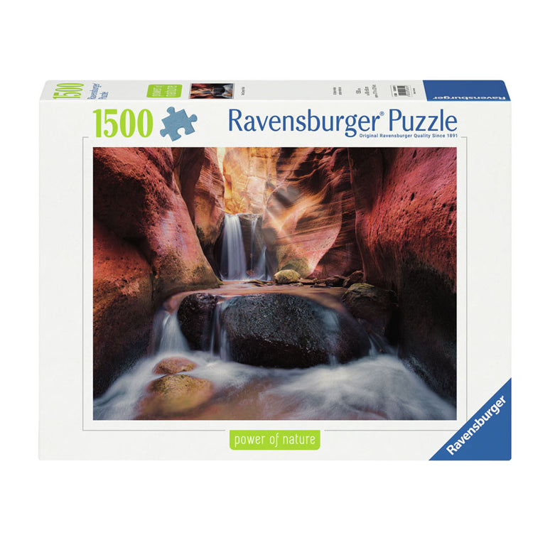 Ravensburger Jigsaw Puzzle der Wasserfall Im Red Canyon, 1500st.