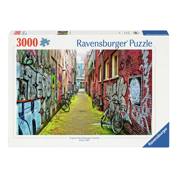 Ravensburger legpuzzel street in amsterdam, 3000st.