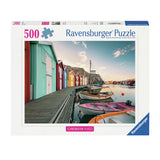 Ravensburger huet de Puzzzel-Bootshusher zu Fëmmert, Frësch, 500st, 500st.