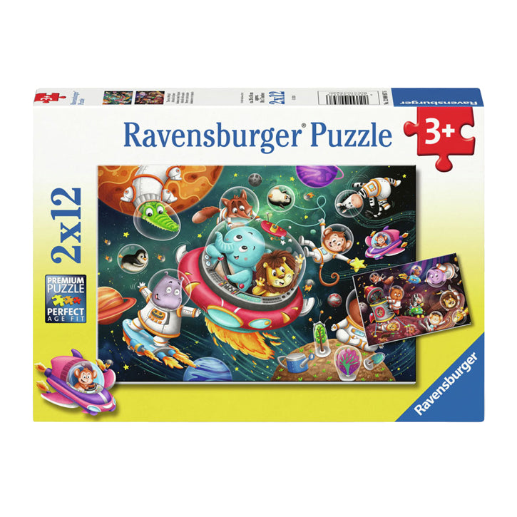 RAVENSBURGER JIGSAW LAUNGING živali v sobi, 12.