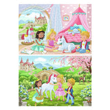 RAVENSBURGER puzzle puzzle Prince Princess, 2x12 st.