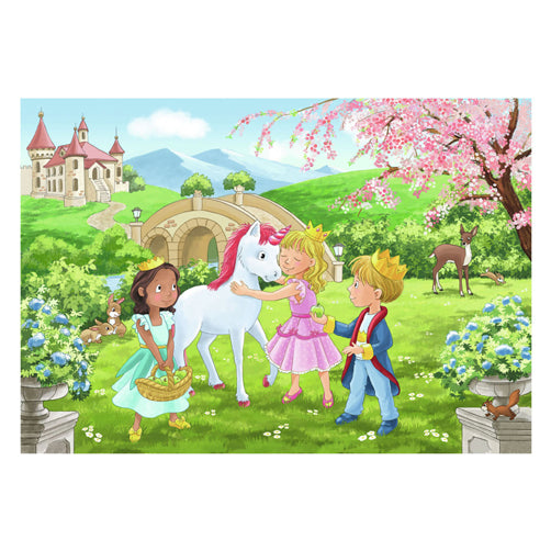 RAVENSBURGER puzzle puzzle Prince Princess, 2x12 st.