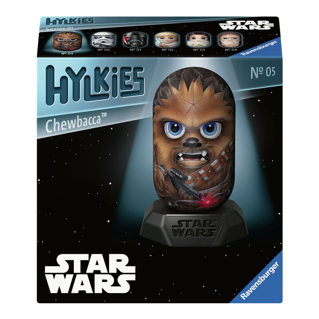 Ravensburger 3D Puzzle Hylkies Star Wars Chewbacca, 54st.