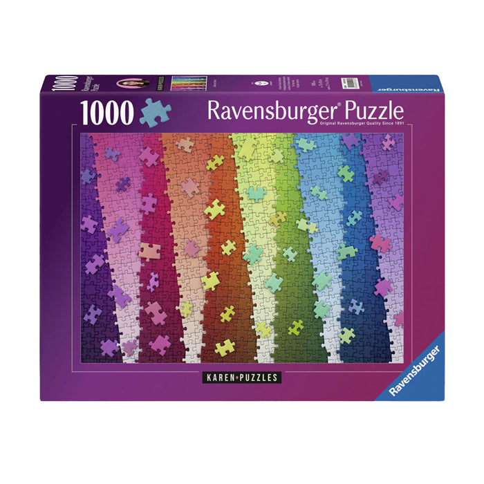 Ravensburger Jigsaw Puzzle Karen Puzzles Farbe nach Farbe, 1000st.