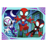 Ravensburger spidey and his amazing friends 4in1box puzzel - 12+16+20+24 stukjes - kinderpuzzel