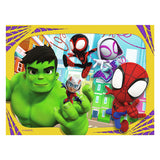 Ravensburger spidey and his amazing friends 4in1box puzzel - 12+16+20+24 stukjes - kinderpuzzel