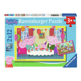 Ravensburger Jigsaw Puzzle Peppa Pig, 2x12 pcs.