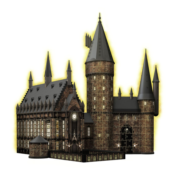 Ravensburger 3D Puzzel Harry Potter Hogwarts The Great Hall (Night Edition), 540st.