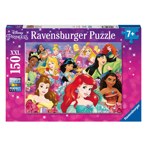 De Ravensburger huet de Puzzle Xxl Prinzessin Dreem erauskomm, kommen eraus, 150.