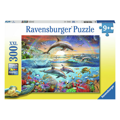 Ravensburger jigsaw puzzle XXL Dolphin paradise, 300st.