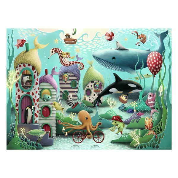 Ravensburger jigsaw puzzle XXL magic underwater world, 100th.