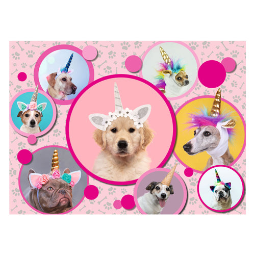 Ravensburger legpuzzel xxl schattige eenhoorn-honden, 300st.