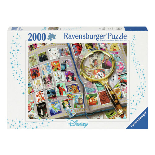 Ravensburger Jigsaw Puzzle Mine smukkeste frimærker, 2000st.