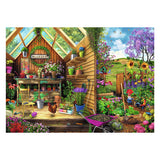 Ravensburger puzzel blik in het tuinhuis - legpuzzel - 300 stukjes extra groot