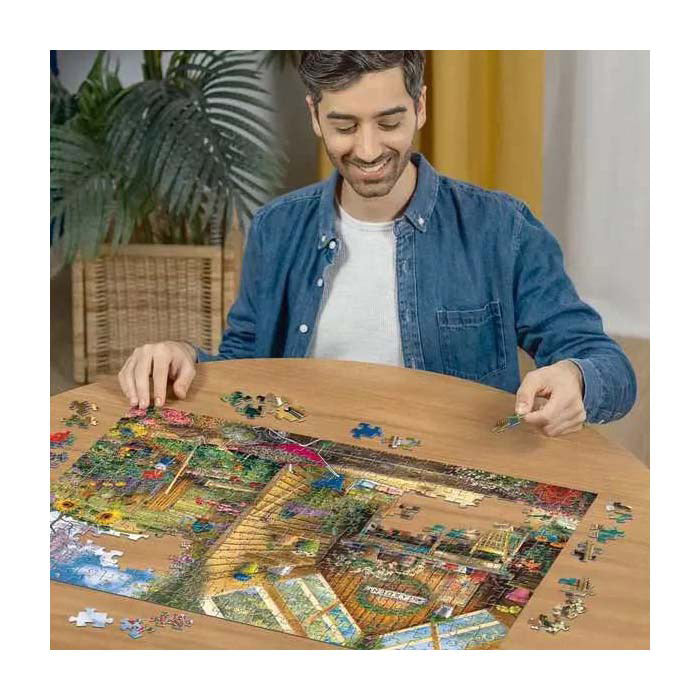 Ravensburger puzzel blik in het tuinhuis - legpuzzel - 300 stukjes extra groot