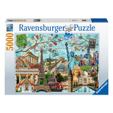 Ravensburger Play Puzzle City Collage, 5000st.