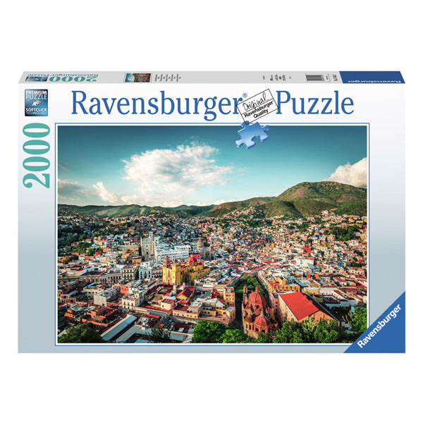 Ravensburger Jigsaw Puzzle Colonial City of Guanajuato v Mexiku, 2000st.