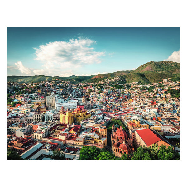 Ravensburger Jigsaw Puzzle Colonial City of Guanajuato v Mexiku, 2000st.