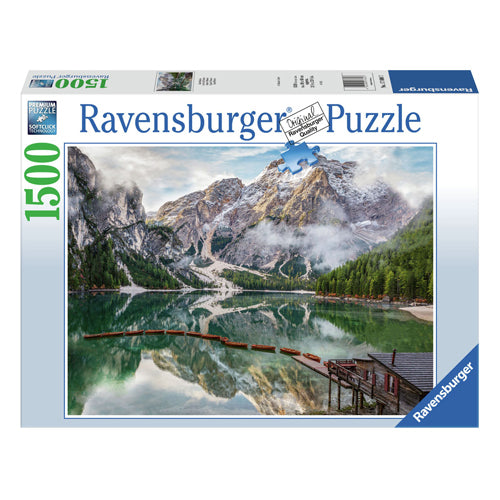 Ravensburger Jigsaw Puzzle italienska landskap Lake Braies, 1500st.