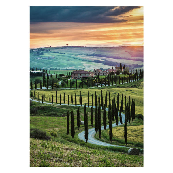 Ravensburger Jigsaw Puzzle Landscapes italianos Val D'Orcia, Toscana, 1000.