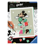 Ravensburger Creart Maleri på nummer - H er for Happy Mickey Mouse