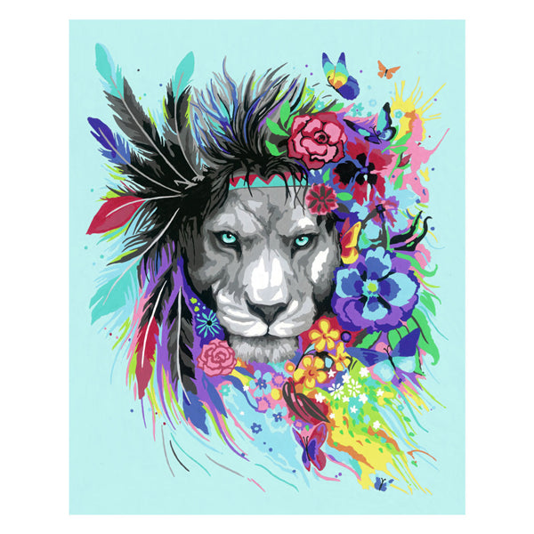 Ravensburger Creart Painting on number Boho Lion