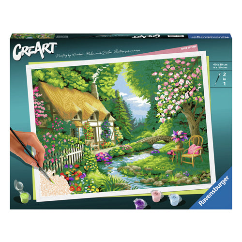 Ravensburger Kreart Gemälde im Number Cottage Garden