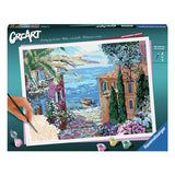 Ravensburger Creart Painting per numero di paesaggio mediterraneo