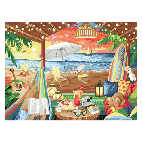 Ravensburger creart schilderen op nummer cozy cabana