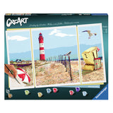 Ravensburger creart schilderen op nummer beside the seaside