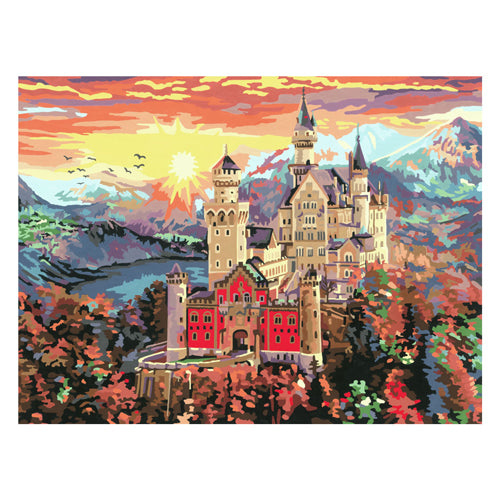 Ravensburger Creart Maleri på Number Fairytale Castle