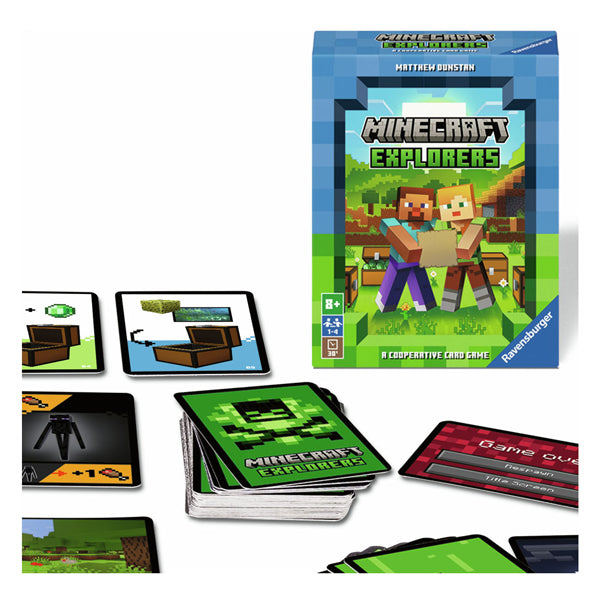 Gioco di carte di Ravensburger Minecraft Explorers