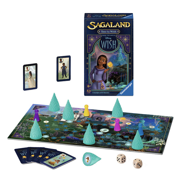 Disney Wish Sagaland Pocket Pocket Board Game