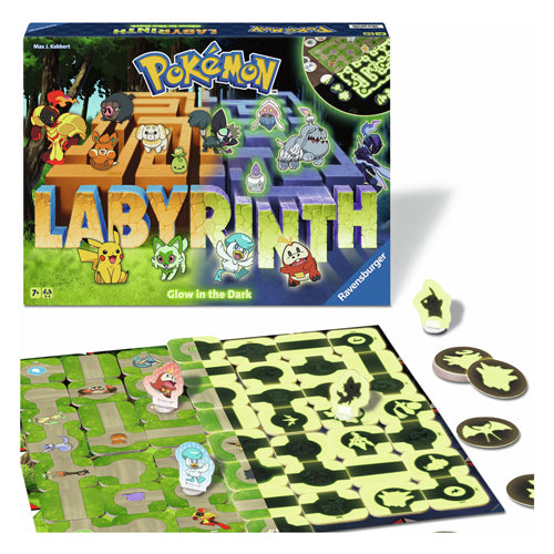 Ravensburger Pokémon Labyrinth Glow en la oscuridad