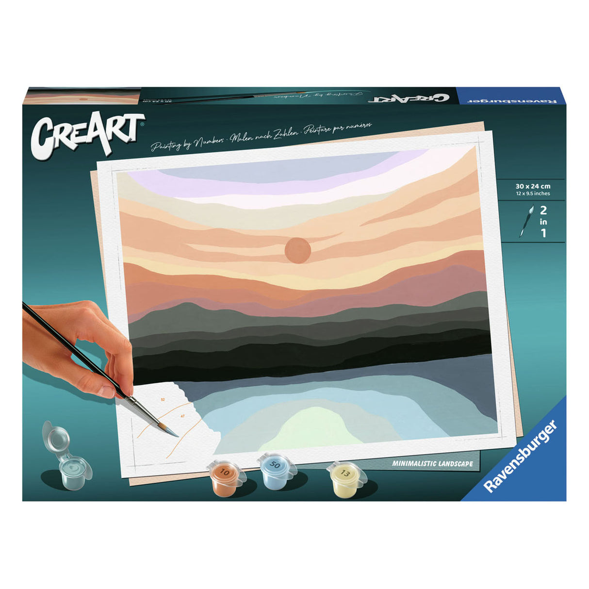 Ravensburger creart schilderen op nummer minimalistisch landschap