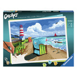 Ravensburger Creart malování na písni Holiday on the Balt Sea