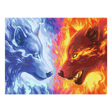 Ravensburger Kreart Gemälde bei Number Fire and Ice