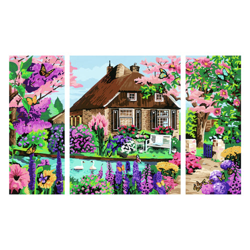 Ravensburger Creart Peinture sur Number Waterside Cottage