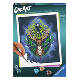 Ravensburger creart schilderen op nummer pixie cold: mystic deer