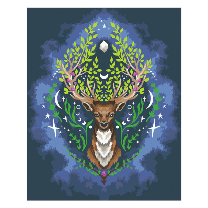 Ravensburger creart schilderen op nummer pixie cold: mystic deer