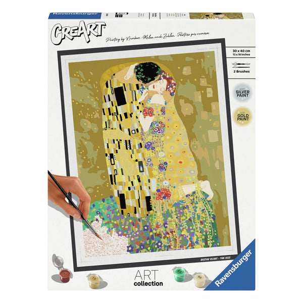 Ravensburger creart schilderen op nummer the kiss klimt