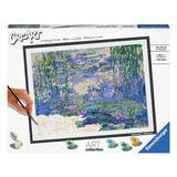 Ravensburger Creart slika na številki Waterlilies Monet