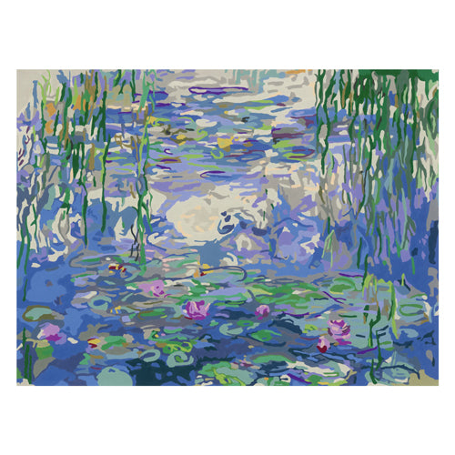 Ravensburger Creart slika na številki Waterlilies Monet