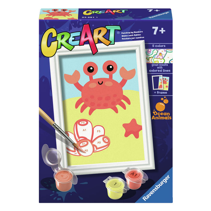 Ravensburger Creart malba podle čísla - trendy krab