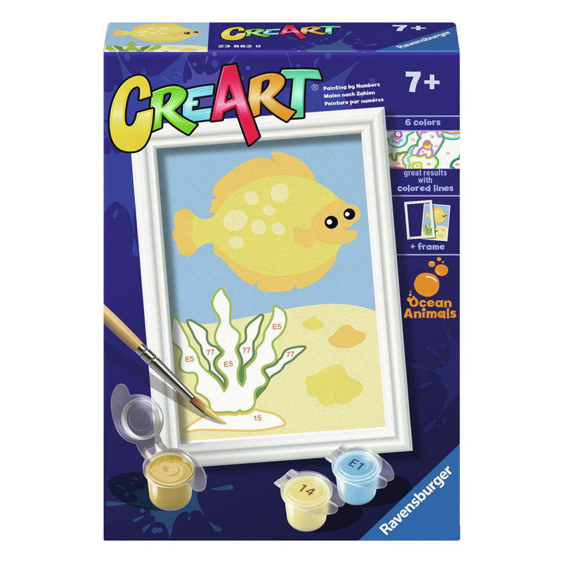 Ravensburger Creart Maleri med tall - Trendy fisk