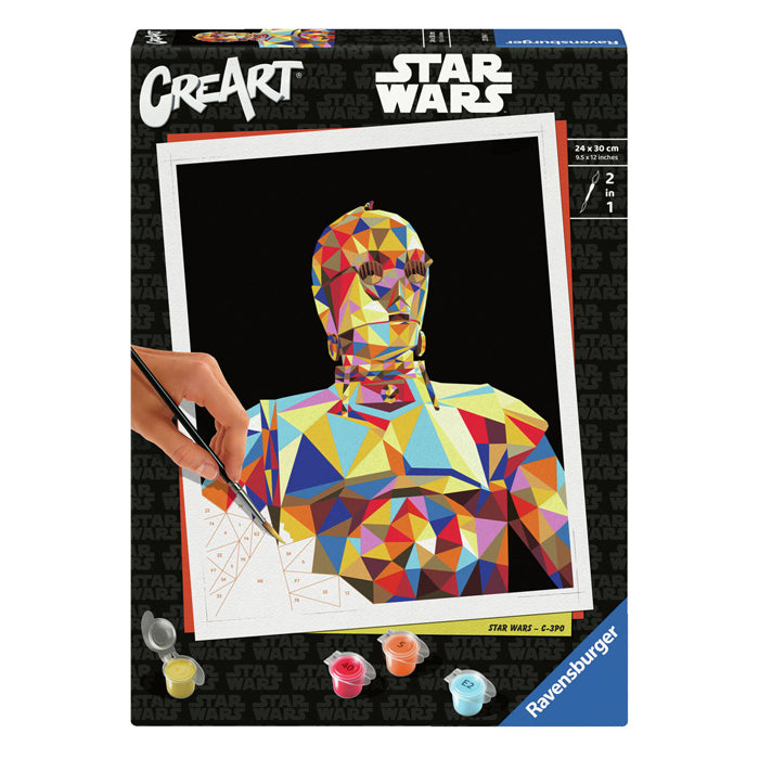 Ravensburger Crect Painting według numeru Gwiezdne wojny C-3PO