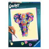 Ravensburger Creart Maleri av antall elefant