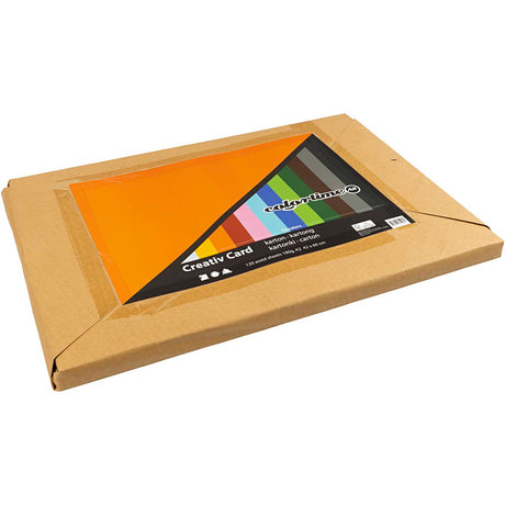 Colortime http: www.cchobby.nl gekleurd-karton-a2-vel-420x594-mm-180-gr-diverse-kleuren-120-div-vellen-1-doos