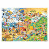 Ravensburger puzzel - vier seizoenen van plezier (4 seasons of fun) - 100 xxl stukjes