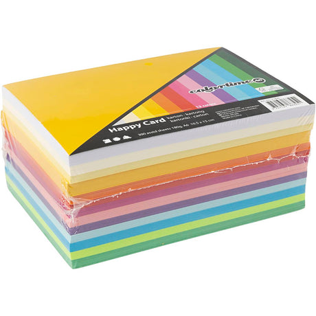 Colortime https: www.cchobby.nl lentekarton-a6-vel-105x148-mm-180-gr-diverse-kleuren-300-div-vellen-1-doos